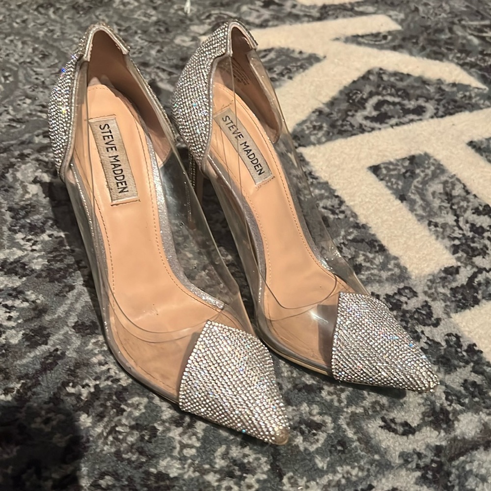 Steve Madden Malibu  Rhinestone heels
